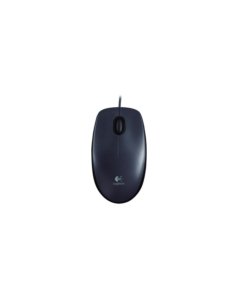 Logitech M90 ratón óptico 1000dpi USB negro