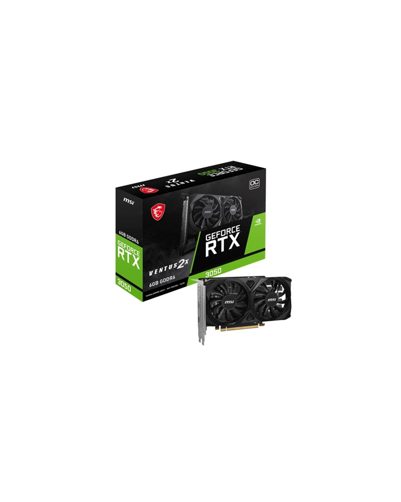 MSI VGA NVIDIA RTX 3050 VENTUS 2X E 6G OC DDR6