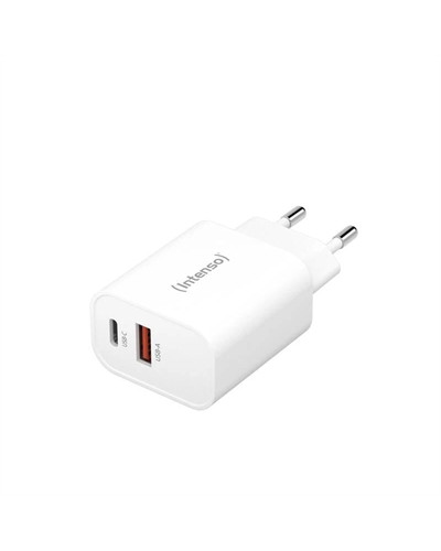 Intenso | Cargador pared W30AC|1xUSB-A 1xUSB-C