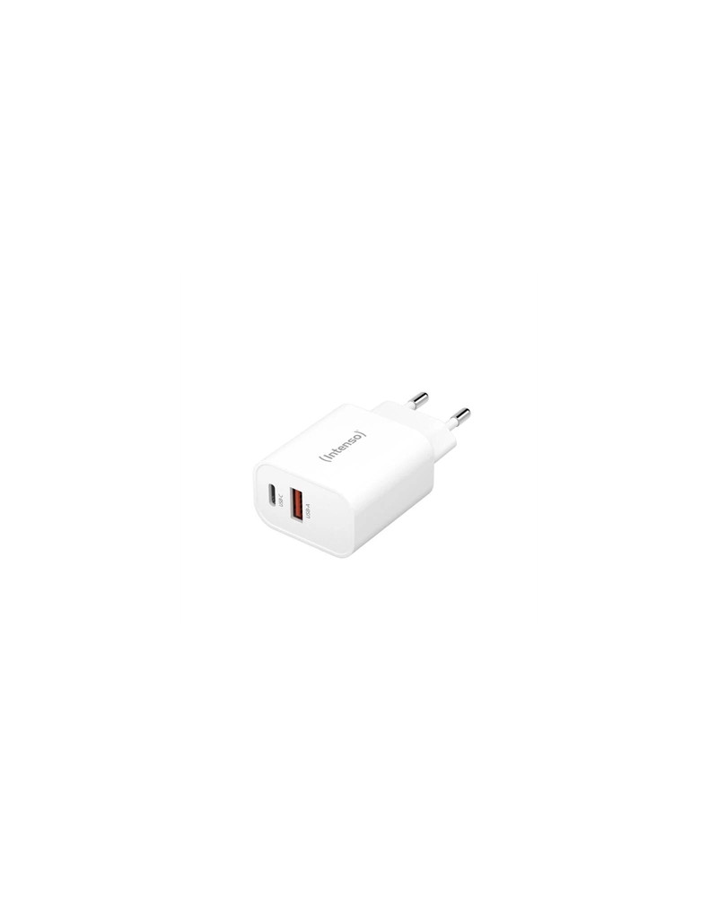 Intenso | Cargador pared W30AC|1xUSB-A 1xUSB-C