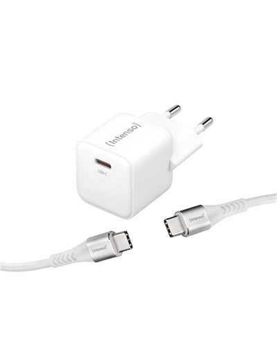 Intenso | KIT Cargador GaN W30C + Cable USB-C