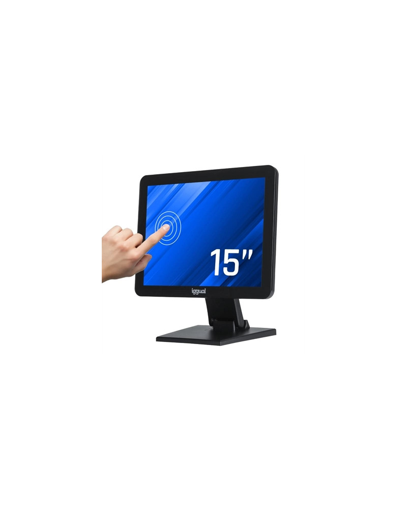 iggual Monitor táctil capacitivo 15" VGA HDMI USB