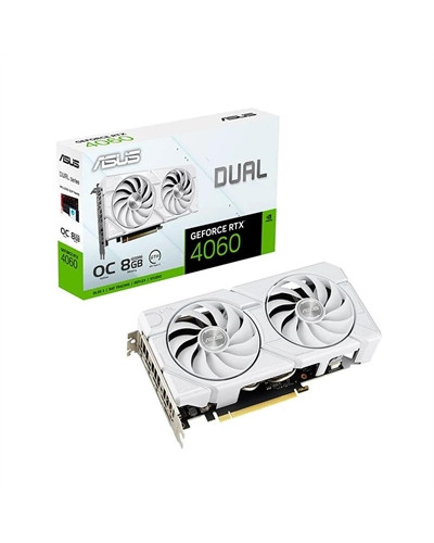 ASUS VGA NVIDIA DUAL RTX 4060 O8G EVO White DDR6