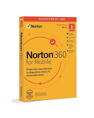 NORTON 360 Mobile  ES 1 us 1 dispositivo 1A