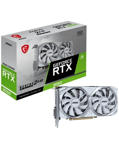 MSI VGA NVIDIA RTX 3050 VENTUS 2X XS WHITE 8G OC