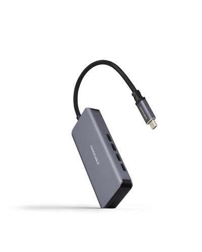 Nanocable HUB USB-C/M a 3xUSB-C/H ALUMINIO 10 cm