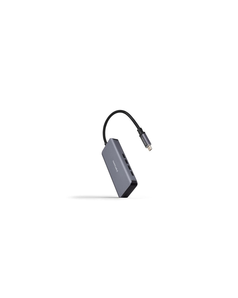 Nanocable HUB USB-C/M a 3xUSB-C/H ALUMINIO 10 cm