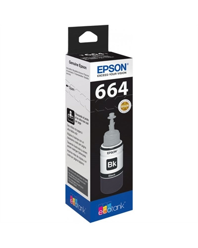 Epson Botella Tinta Ecotank T6641 Negro