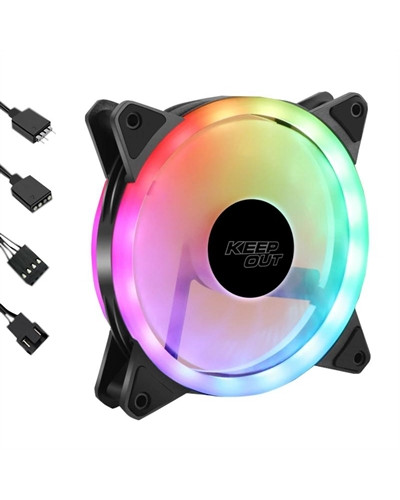 Keep Out Ventilador XFC-120SR BLACK 5V