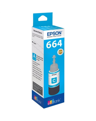 Epson Botella Tinta Ecotank T6641 Cyan