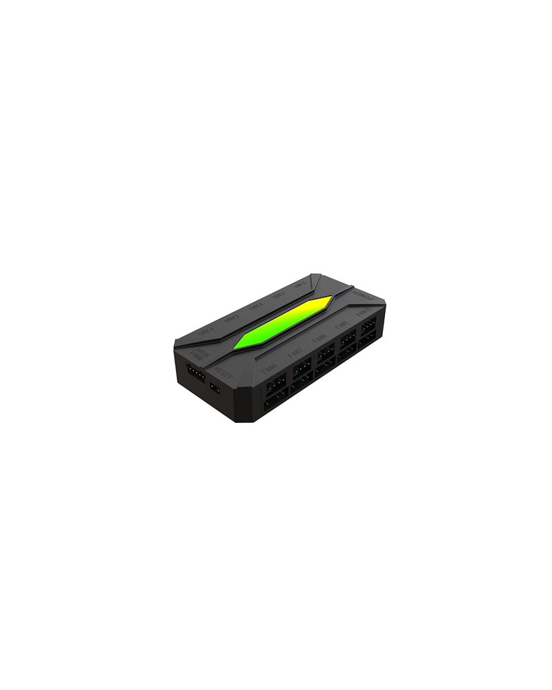 Keep Out Hub Ventiladores X-FHUB10 10 PORTS ARGB