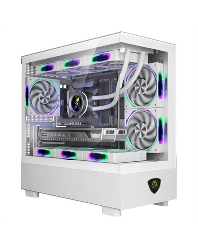 Keep Out Caja M-atx XC-301W 3FANS Usb3.0 White