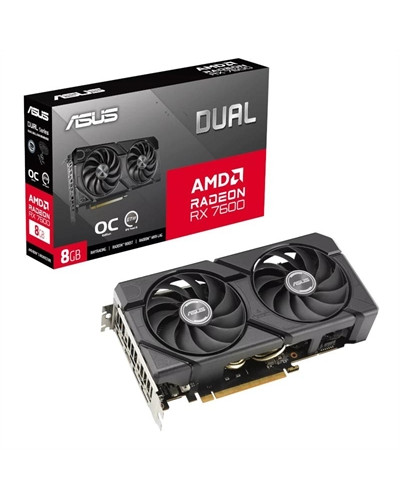 ASUS VGA AMD DUAL RX7600 O8G EVO 8GB DDR6