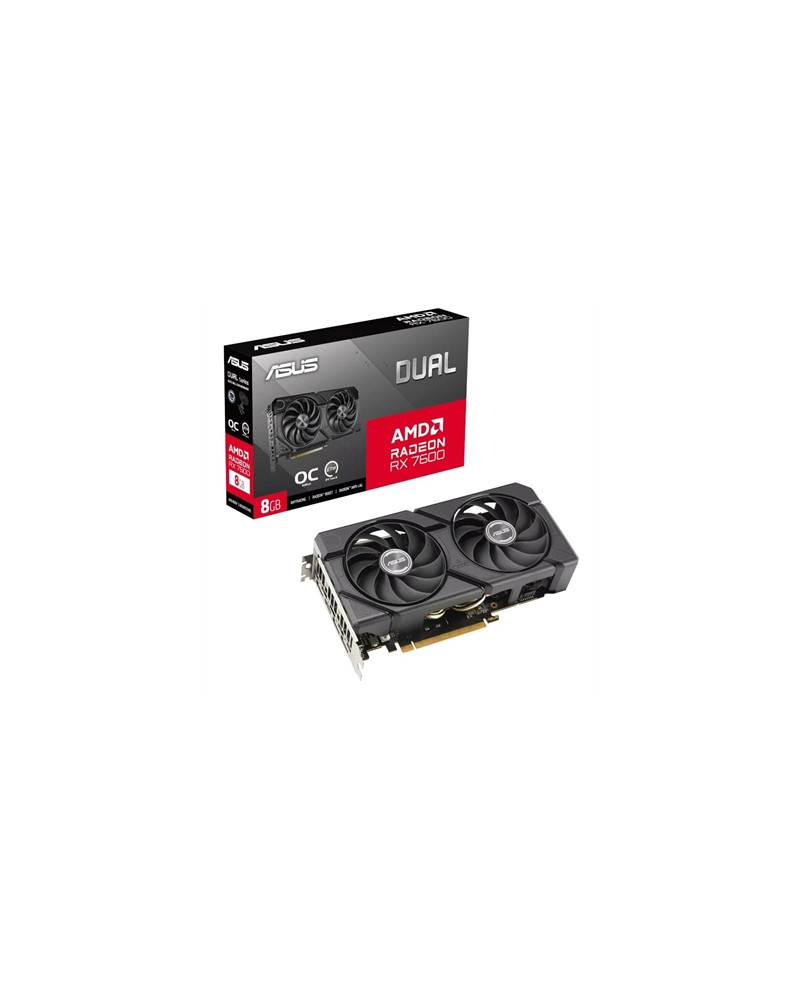 ASUS VGA AMD DUAL RX7600 O8G EVO 8GB DDR6