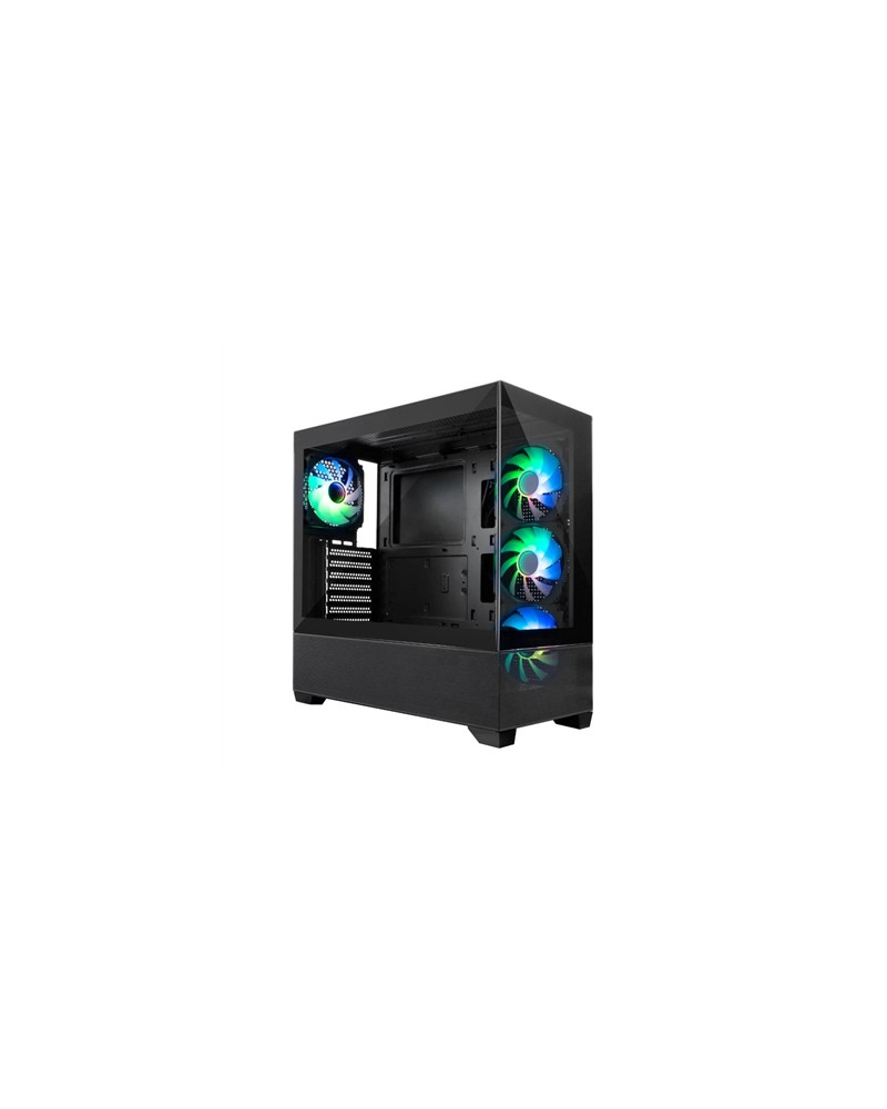 COOLBOX CHASIS ATX GA250 CRISTAL 4XVENT.ARGB