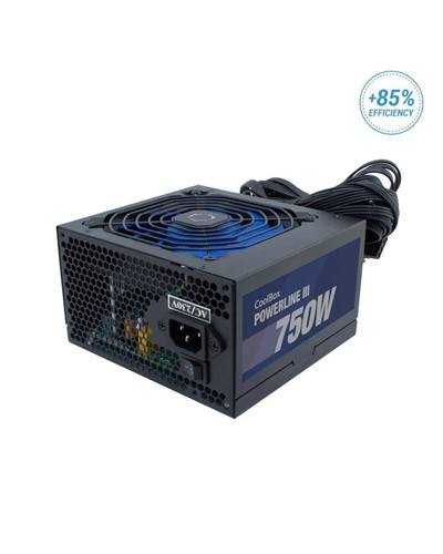 COOLBOX FUENTE ALIM ATX  POWERLINE3 750W 85%EFI