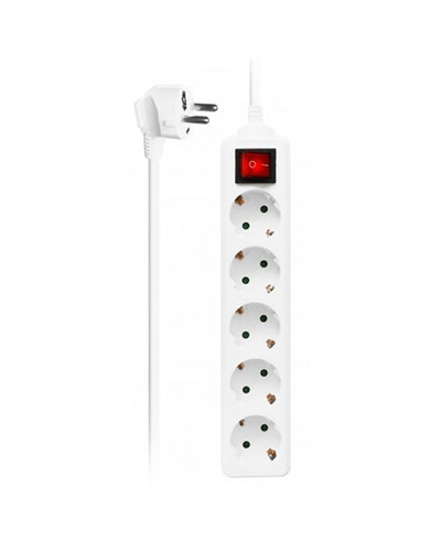 EWENT EW3916  Regleta 5 Tomas / 1 interruptor 1.5m