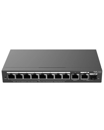 Ruijie Switch 8xGbE 2xUplink 1xSFP Combo PoE 120W