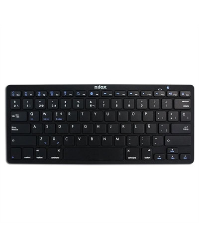 Nilox Teclado NXKB01B Bluetooh, Negro