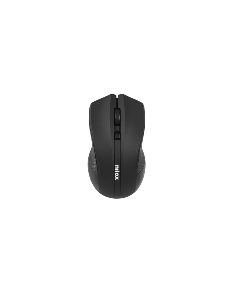 Nilox Ratón MOWI1001 Inalámbrico Amb.1600DPI Negro