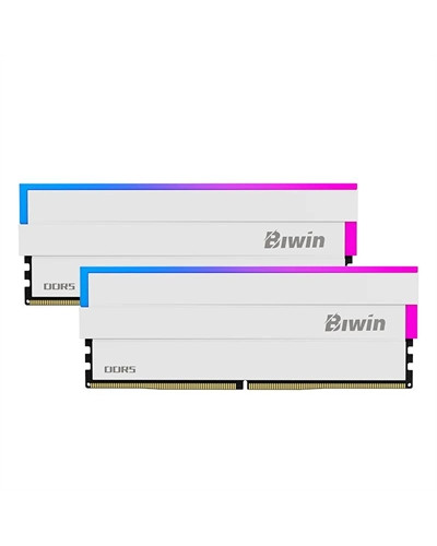 Biwin DW100 DDR5 6000 64GB CL30 32*2 White RGB