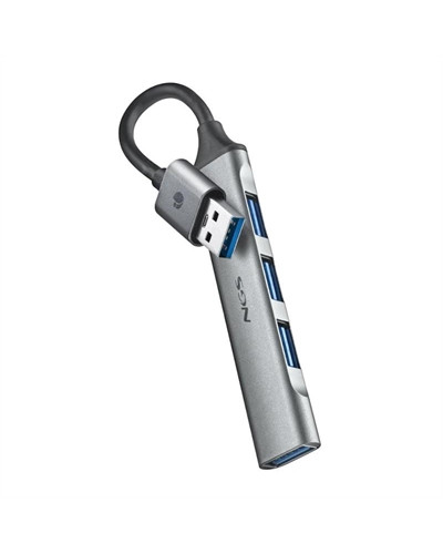 NGS HUB 4 PUERTOS USB: 1 X USB 3.2, 3 X USB 2.0