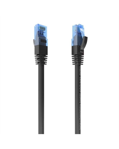 Aisens Cable RJ45 CAT.6 UTP AWG26 CCA Negro 0.75m