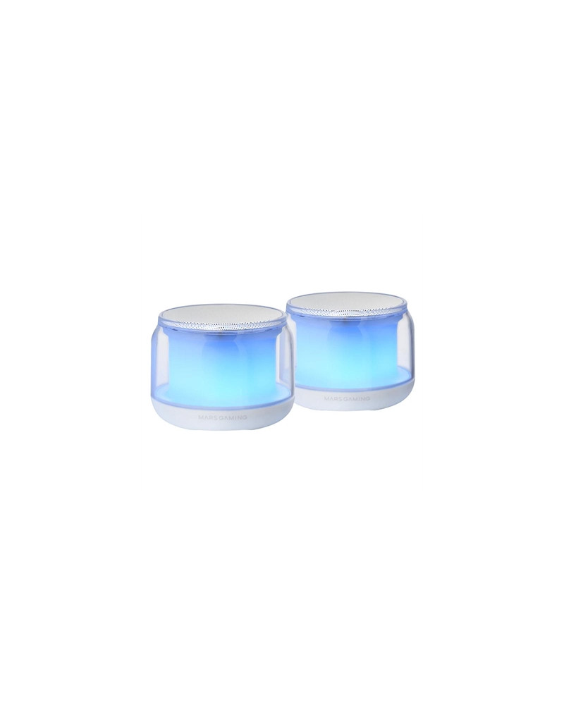 Mars Gaming Altavoces BT MS-AURAW 2.0 15W RGB
