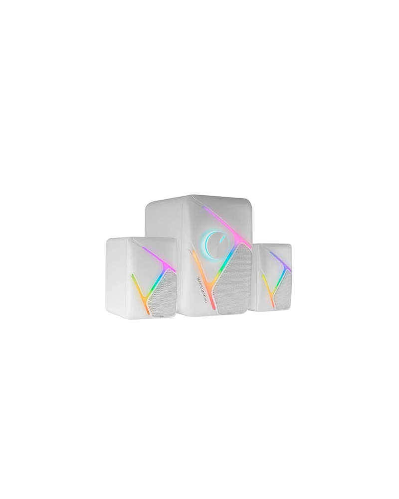 Mars Gaming Altavoces MS-H21 2.1 35W RGB Blanco