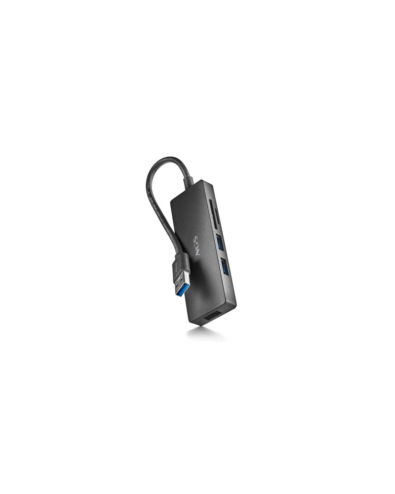 NGS Hub Reader 3.0 con lector de tarjeta