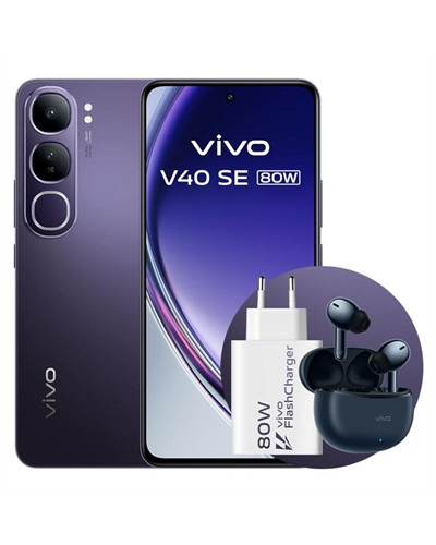 VIVO V40 SE 80W 6.67" 8Gb+8 256Gb Black Bundle
