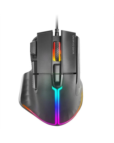 MARS GAMING RATÓN RGB,12800 DPI,ERGO REPOSAPU.