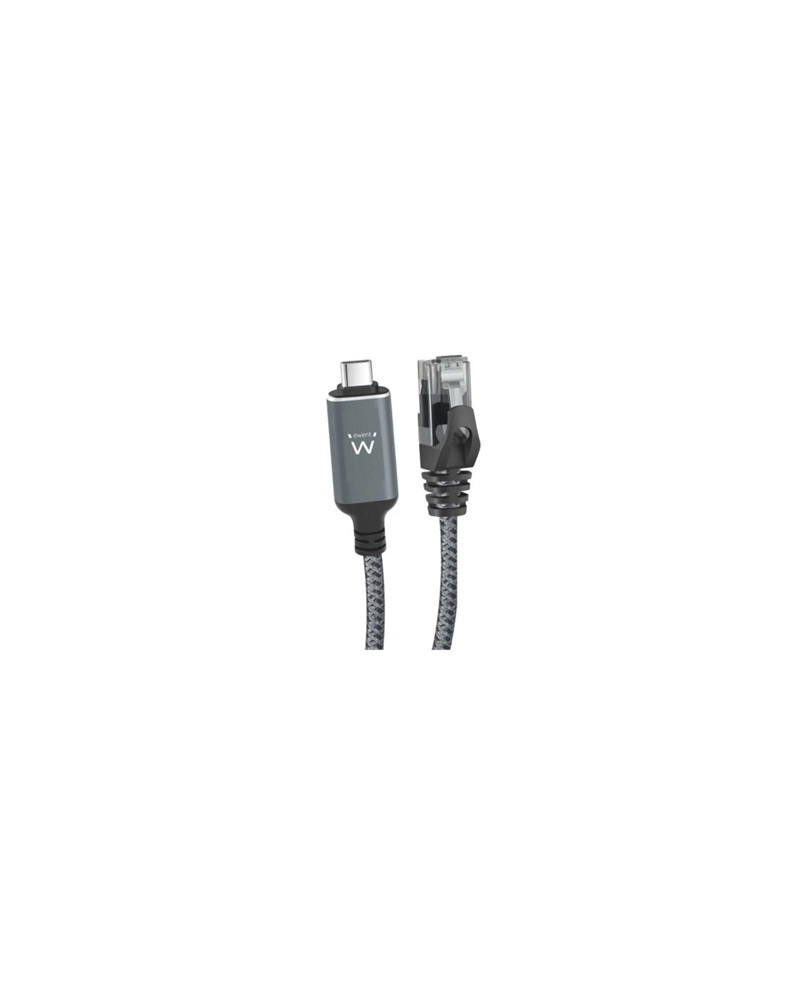 EWENT Cable USB-C 3.1 A RJ45 CAT6 FTP, 1Gbps, 1,5m