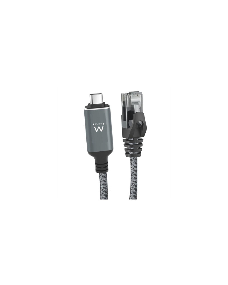 Ewent Cable USB-C 3.1 A RJ45 CAT6 FTP, 1Gbps, 1m