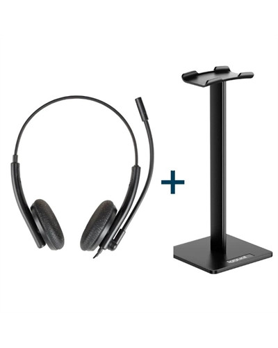 iggual Kit auriculares ENC3030 + soporte SA22