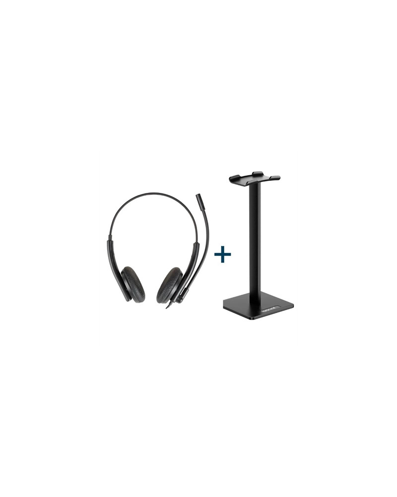 iggual Kit auriculares ENC3030 + soporte SA22