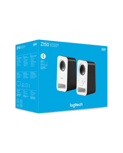 Logitech Altavoz 2.0 Z150 Blanco