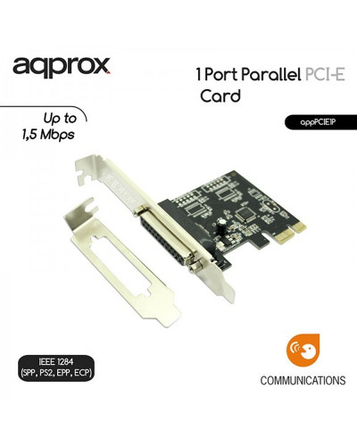 approx! APPPCIE1P Tarj.Cont. 1 Paralel PCI-E LP&HP