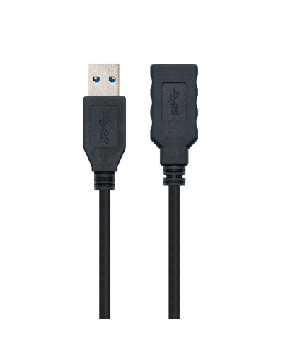 Nanocable Cable USB 3.0 Tipo A/M-A/H Negro 3.0 m