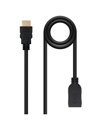 Nanocable Cable HDMI Prolongador V2.0  1M