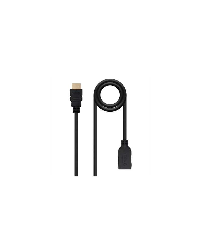 Nanocable Cable HDMI Prolongador V2.0  1M