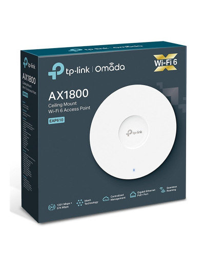 TP-Link EAP610 AP WiFi6 AX1800 Techo Dual 1xGbE