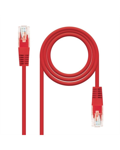 Nanocable Latiguillo Cat.6 UTP 25cm Rojo