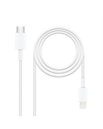 Nanocable Cable Lightning a USB-C 0,5 metros