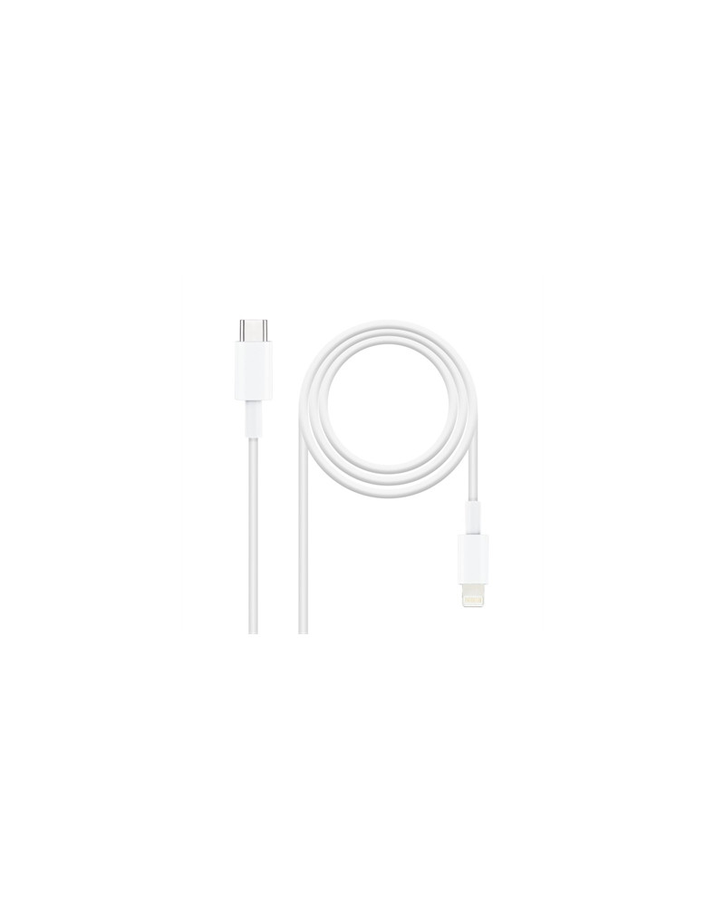 Nanocable Cable Lightning a USB-C 0,5 metros