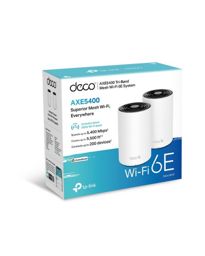 TP-Link Deco XE75 2-pk WiFi6E AXE5400 Tri-B Mesh