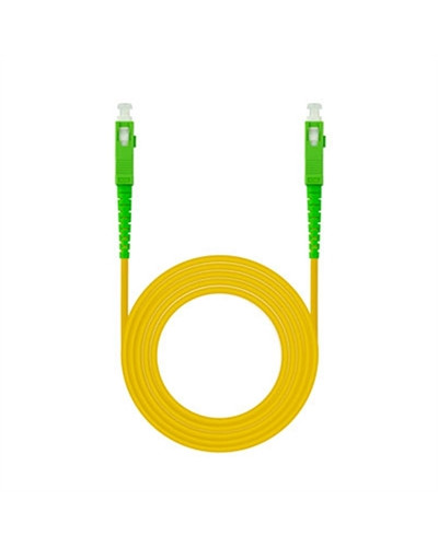 Nanocable Cable fibra SC/APC LSZH Amarillo 15m
