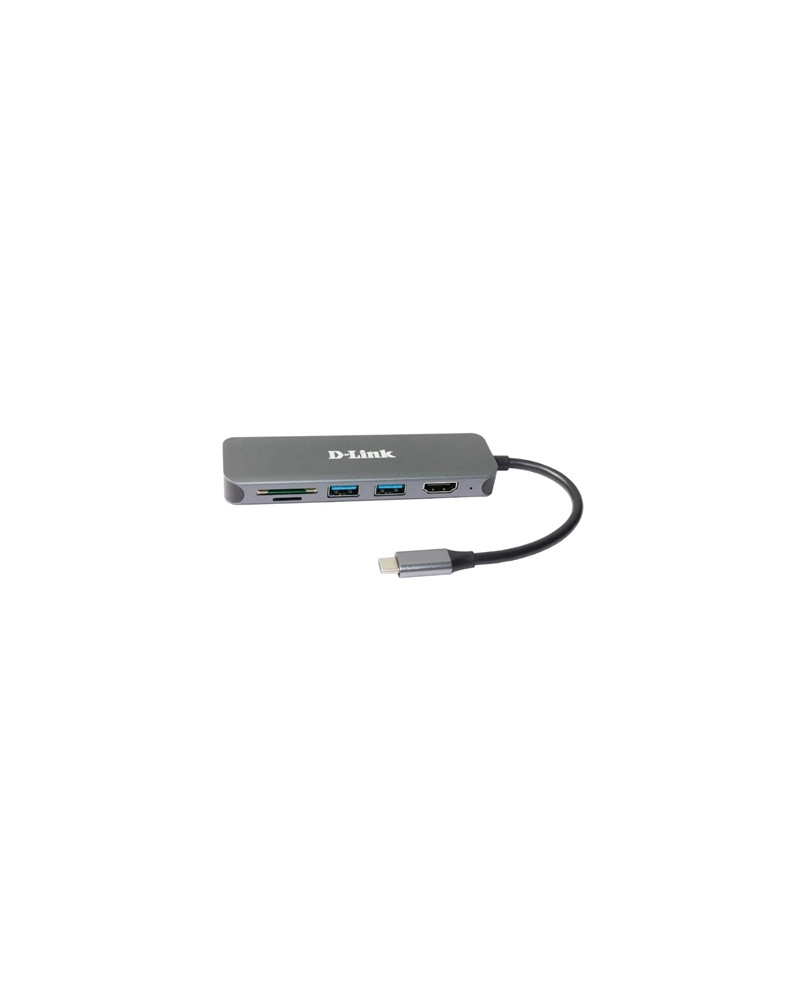 D-Link DUB-2327 6-in-1 USB-C Hub HDMI/CR/PD