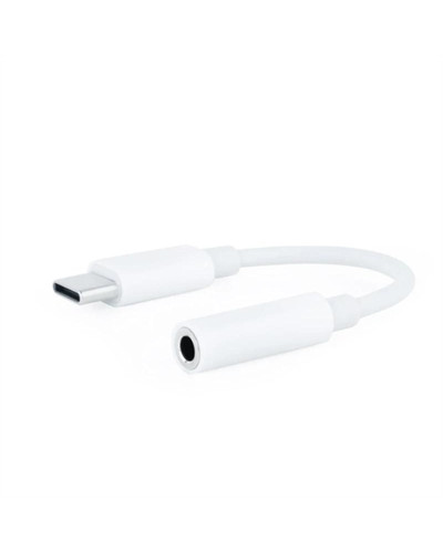Nanocable Adaptador Audio USB-C-M a Jack-H, Blanco