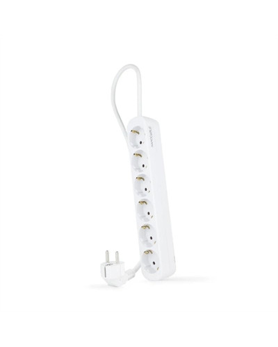 Nanocable Regleta de Enchufes 6 Tomas 1.4 m Blanco